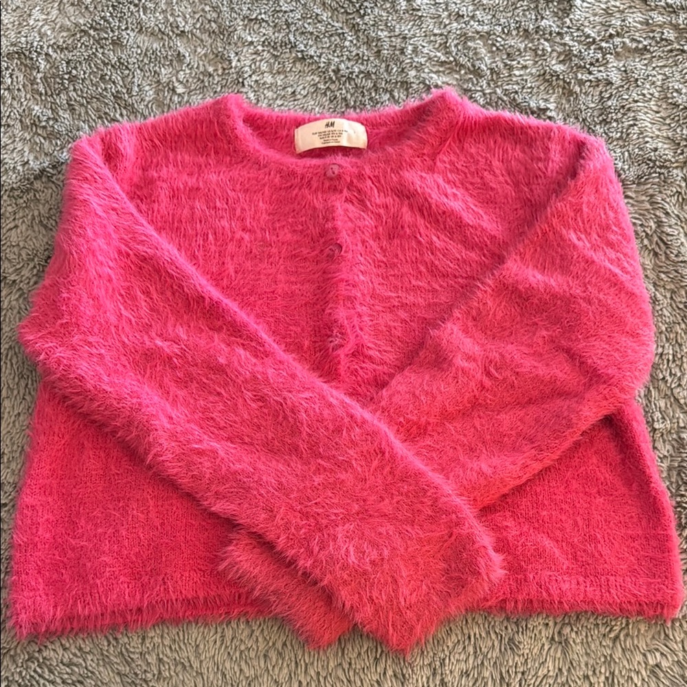 H&M  Fuzzy Pink Sweater